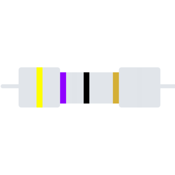 Carbon-Resistor 1/4W 5% 47E