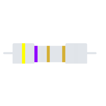 Carbon-Resistor 1/4W 5% 4E7