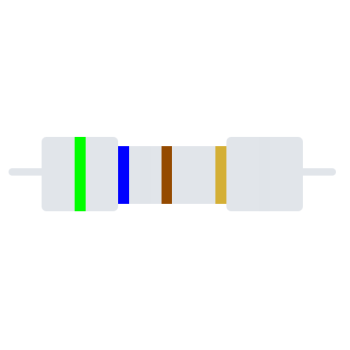 Carbon-Resistor 1/4W 5% 56E
