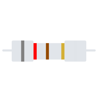 Carbon-Resistor 1/4W 5% 820E