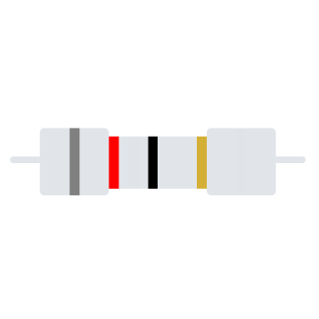 Carbon-Resistor 1/4W 5% 82E