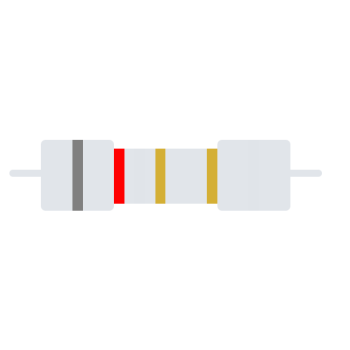 Carbon-Resistor 1/4W 5% 8E2