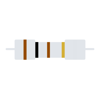 Carbon-Resistor 1/2W 5% 100E