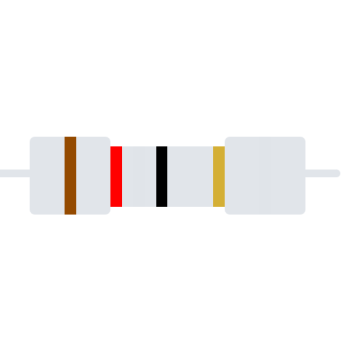 Carbon-Resistor 1/2W 5% 12E