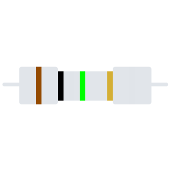 Carbon-Resistor 1/2 W 5% 1M