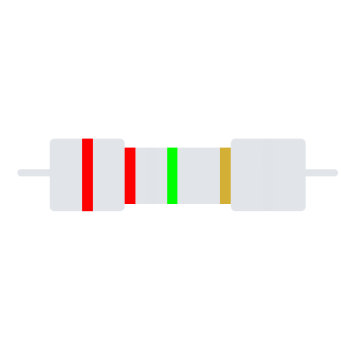 Carbon-Resistor 1/2 W 5% 2M2