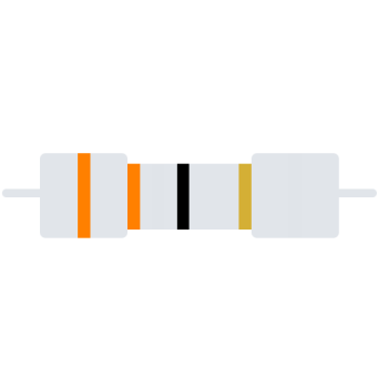 Carbon-Resistor 1/2 W 5% 33E