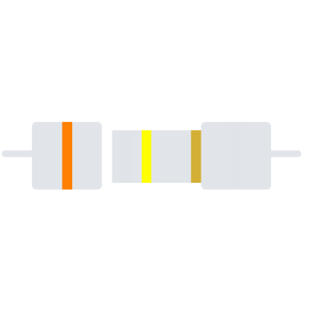 Carbon-Resistor 1/2 W 5% 390K