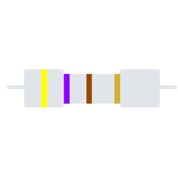 Carbon-Resistor1/2W 5% 470E
