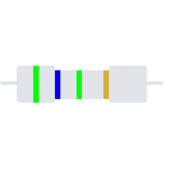 Carbon-Resistor 1/2W 5% 5M6