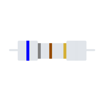 Carbon-Resistor 1/2W 5% 680 Ω