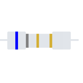 Carbon-Resistor 1/2W 5% 6E8