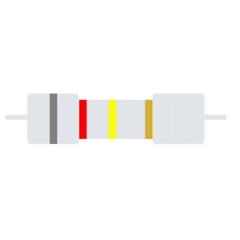 Carbon-Resistor 1/2W 5% 820K