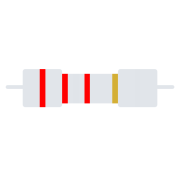 Carbon-Resistor 1W 5% 2K2