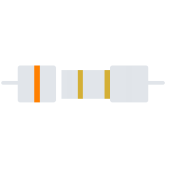 Carbon-Resistor 1W 5% 3E9