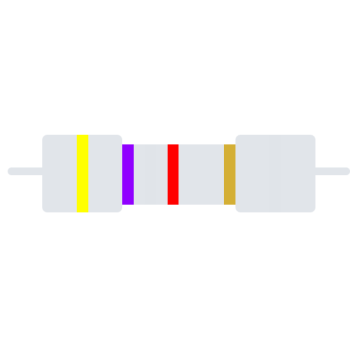 Metal Oxide Resistor  3W 5% 4K7
