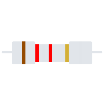 Metal Oxide Resistor 5W 5% 1K2