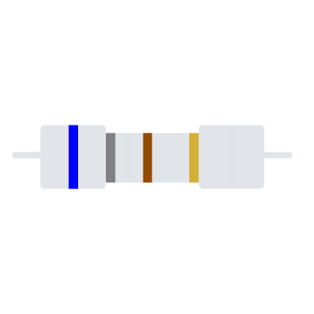 Wire Wound Resistor 5W 5%  680E