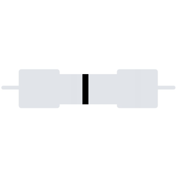 TE Connectivity ZR Series Axial Through Hole Fixed Resistor 0% 0.25W 0Ω