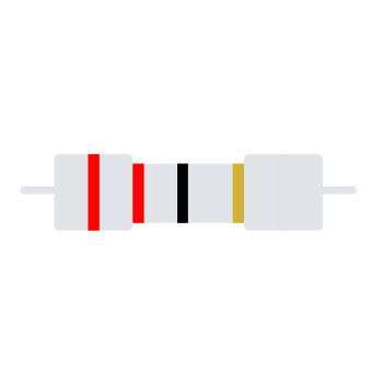 Carbon Resistor 22Ω 0.5W 5% CR37-22E