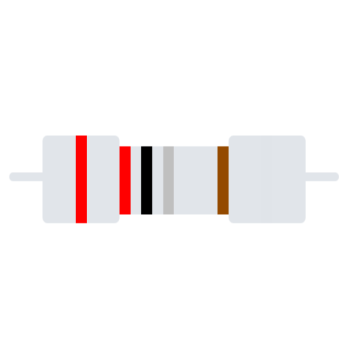 Metal Film Resistor MF25-2E2 0.25W 1% 2.2Ω