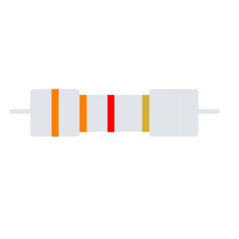 3.3K OHM 2W Resistor (10 Pcs)