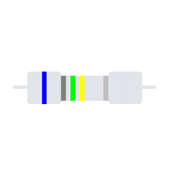 Carbon Resistor 1/2W 10% 6.85 Mohm