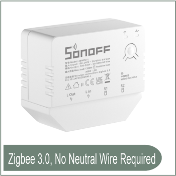 ZBMINI-L Zigbee 3.0 Smart Switch No Neutral Wire Required