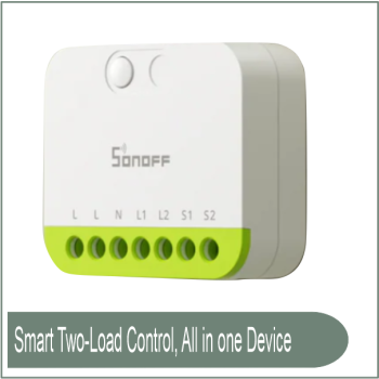 SONOFF MINI DUO 2-Gang Zigbee Smart Switch | MINI-ZB2GS
