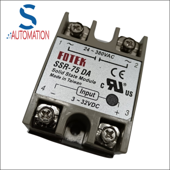 FOTEK SSR-75DA Solid State Relay 75A 24-380VAC With Cover