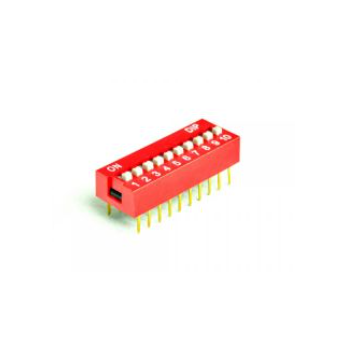 10 Way DIP Switch Slide Type