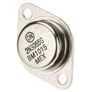 2N3055G NPN Transistor, 15 A, 60 V, 3-Pin TO-204