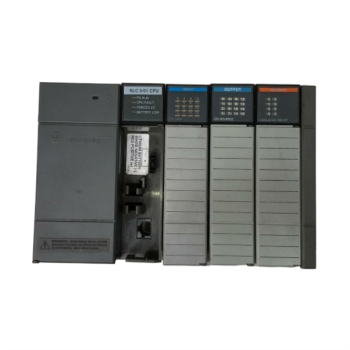 ALLEN BRADLEY SLC 500,4 SLOT RACK WITH MODULES, PROSSECOR, OUTPUT, INPUT