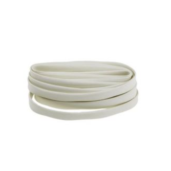 Braided Fiberglass Natural Cable Sleeve 12mm  Non Expandable per Meter