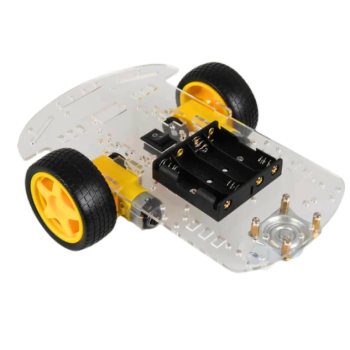 Robot chassis - 2WD with encoder discs