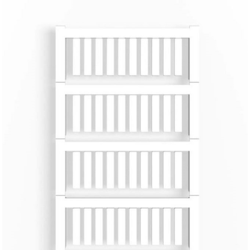 TM-I, Insert markers, 20 x 4 mm, white (Per Strip of 10)