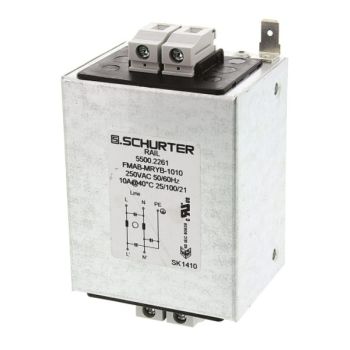 FMAB RAIL 10A 250 V ac 50  60Hz, DIN Rail RFI Filter, Screw, Single Phase