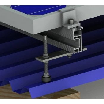 Mount   x  4  60Cell / 72Cell Portrait Orientation onto  Angled  KLIP-LOCK Roof
