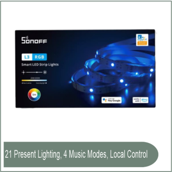 SONOFF L3 RGB Smart LED Strip Lights-5M (with Adaptor)